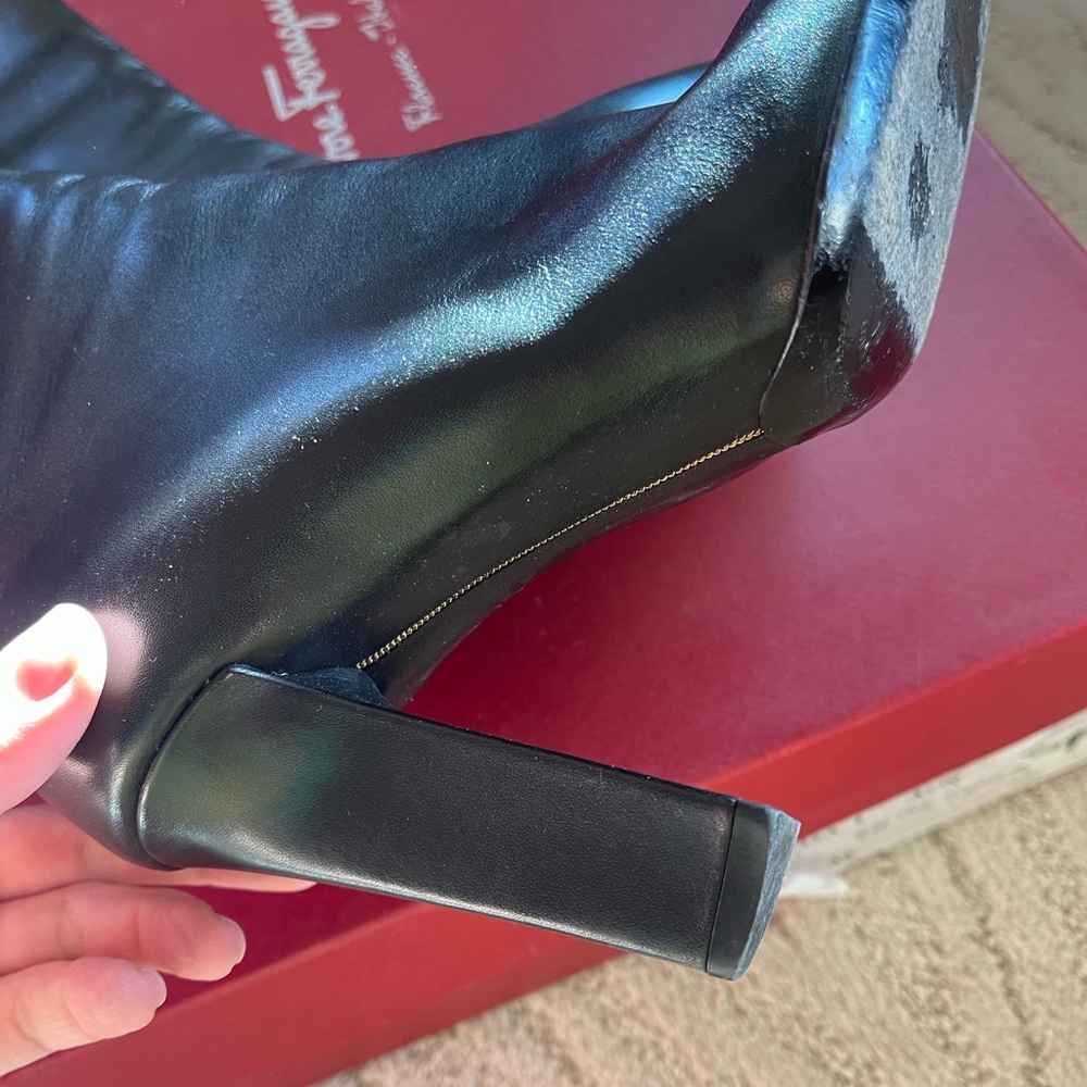 Auth Salvatore Ferragamo knee high boots Size 6 - Picture 6 of 11